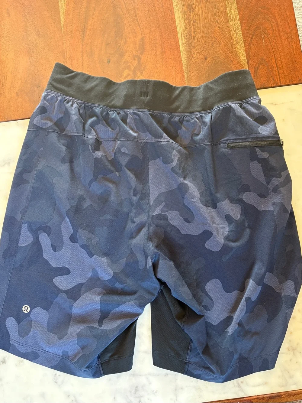 Men’s Lululemon Navy Camo Athletic shorts